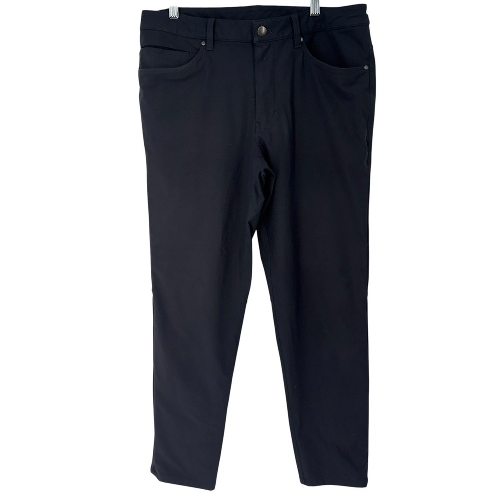 Lululemon ABC Pants Classic Fit Men Size 32x30 Gray Tech Canvas Travel Golf
